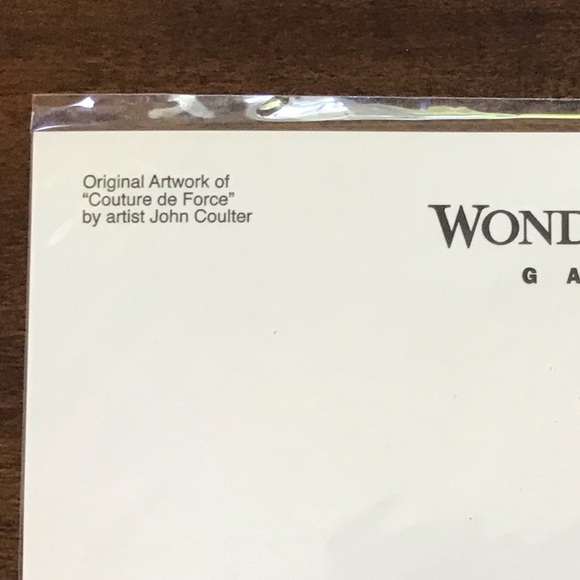 Disneyland Wonderground gallery “couture de force” postcard - Picture 4 of 5